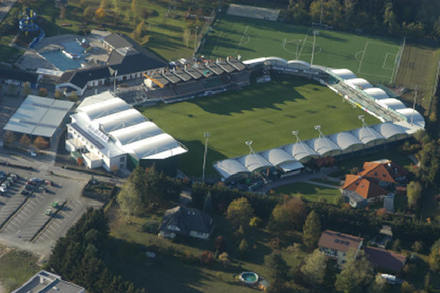 Pasching Waldstadion Luftbild (AUT)