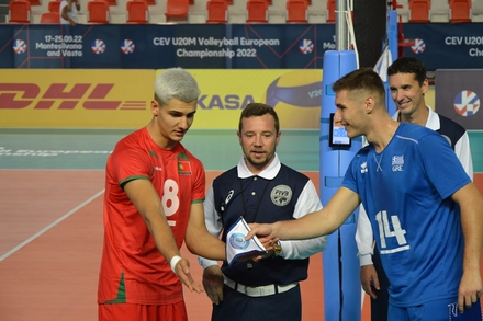 Europeu Sub-20 de Voleibol 2022 | Portugal x Grécia