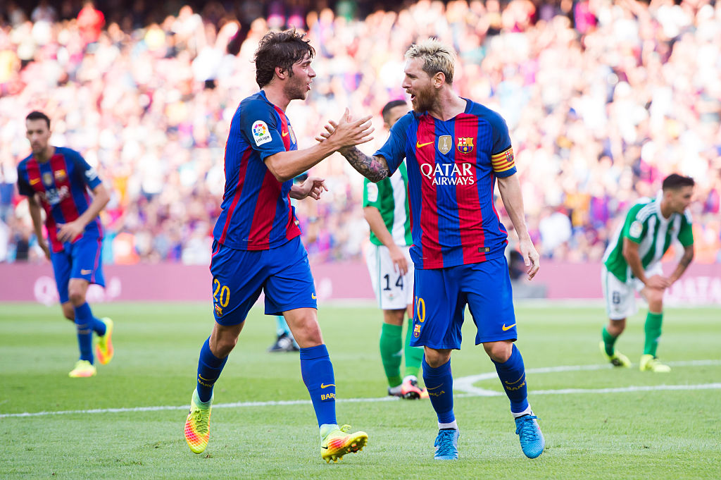 Lionel Messi, Sergi Roberto
