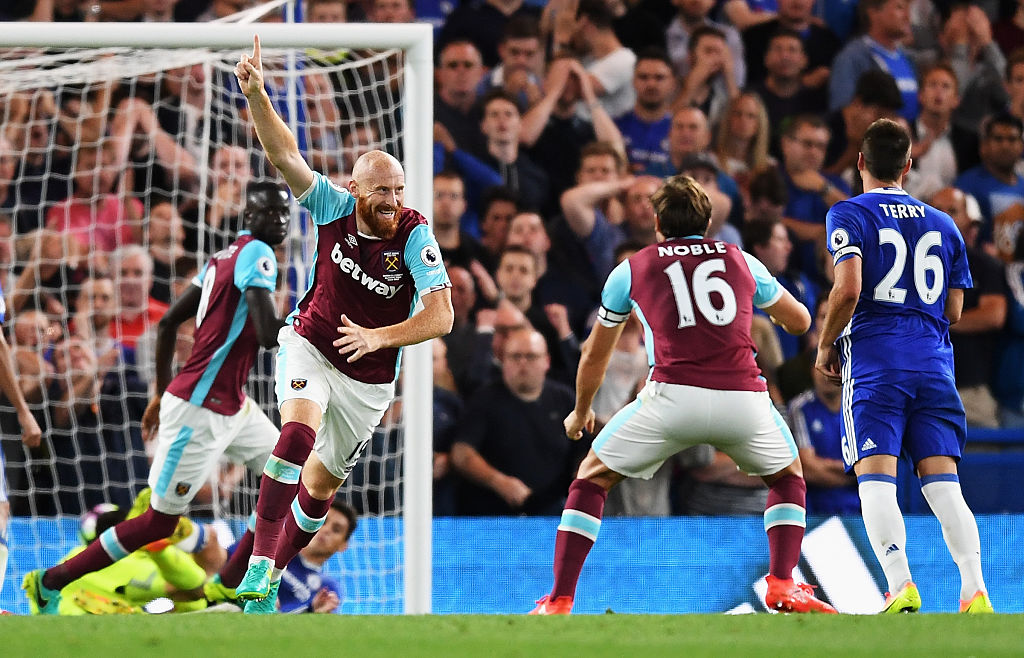 james collins,jogador,chelsea,equipa,west ham,premier league 2016/17,liga inglesa