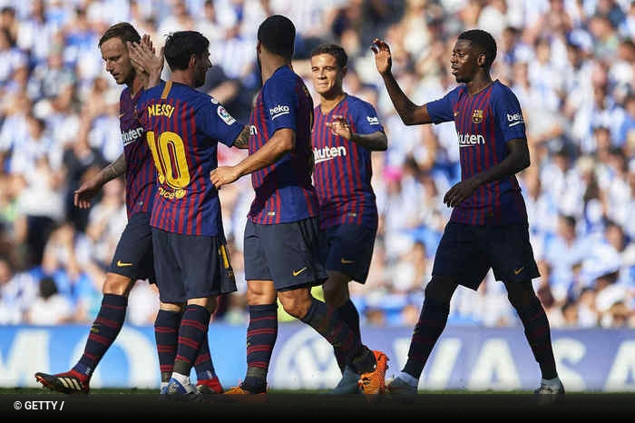 Real Sociedad x Barcelona - Liga Espanhola 2018/19 - CampeonatoJornada 4