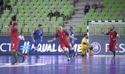 Portugal x Azerbaijão - Euro Futsal 2018 - Quartos-de-Final 