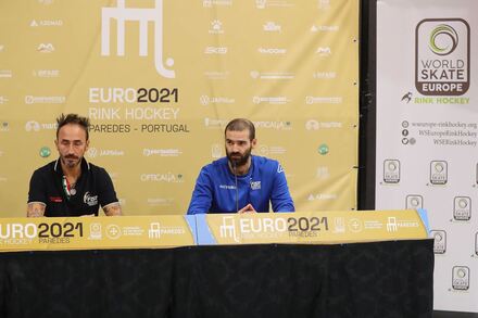Itália x Alemanha - Europeu Hóquei Patins 2021 - Fase de Grupos Jornada 5