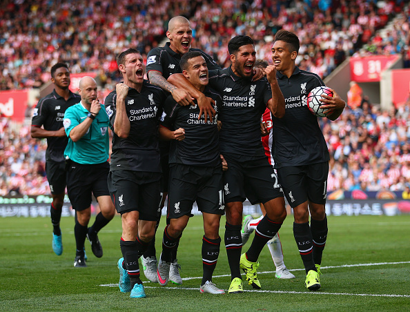 Philippe Coutinho, Roberto Firmino, Liverpool, Emre Can, Martin krtel, James Milner