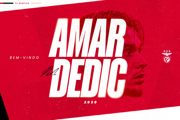 Confirmation officielle : Amar Dedic est le nouveau dfenseur du Benfica