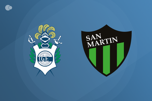 Gimnasia triomphe face  San Martin San Juan dans un match serr de Liga Argentina Apertura