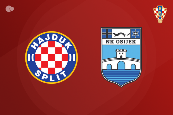 NK Osijek a vaincu Hajduk Split par 0x2 