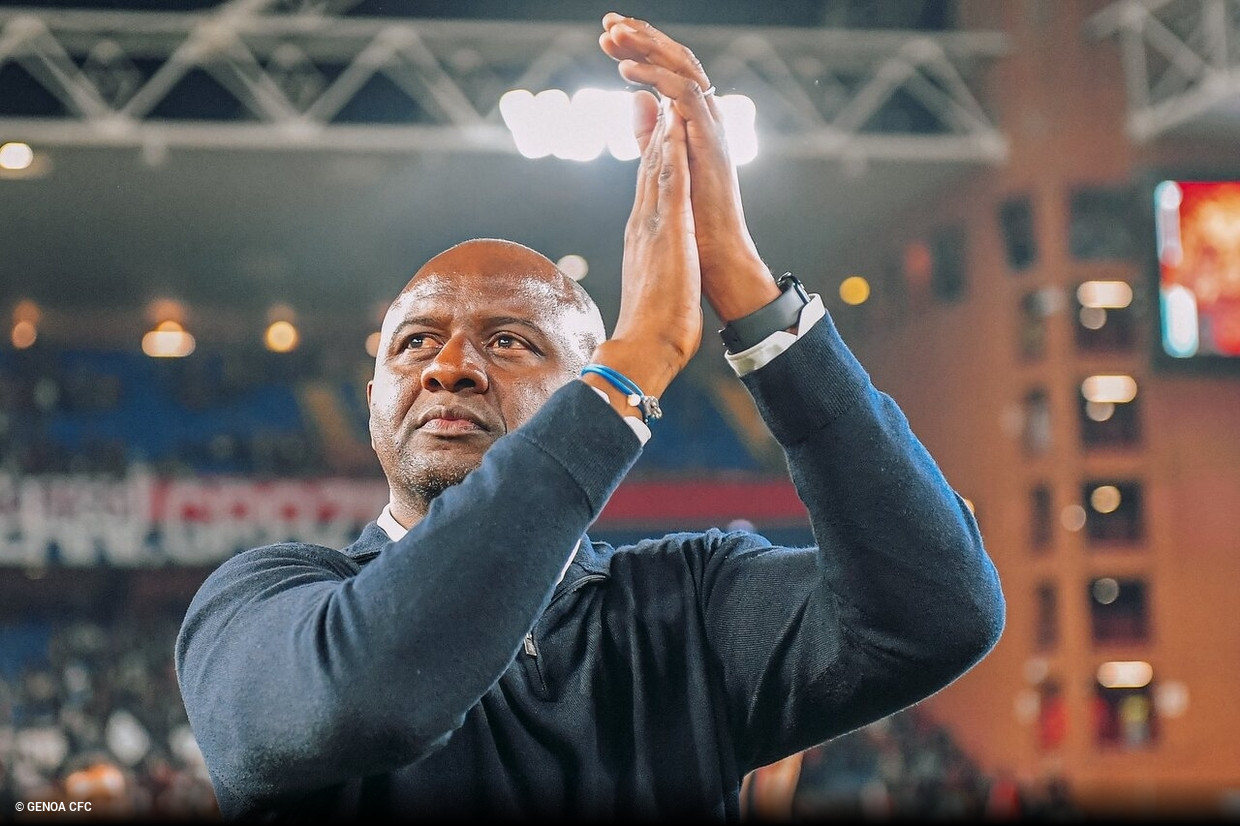 Patrick Vieira prolonge son contrat jusqu'en 2027 avec le Genoa