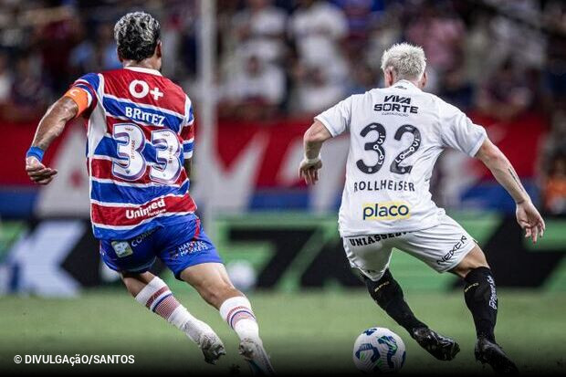 Santos triomphe  Fortaleza dans un match serr du Championnat Brsilien